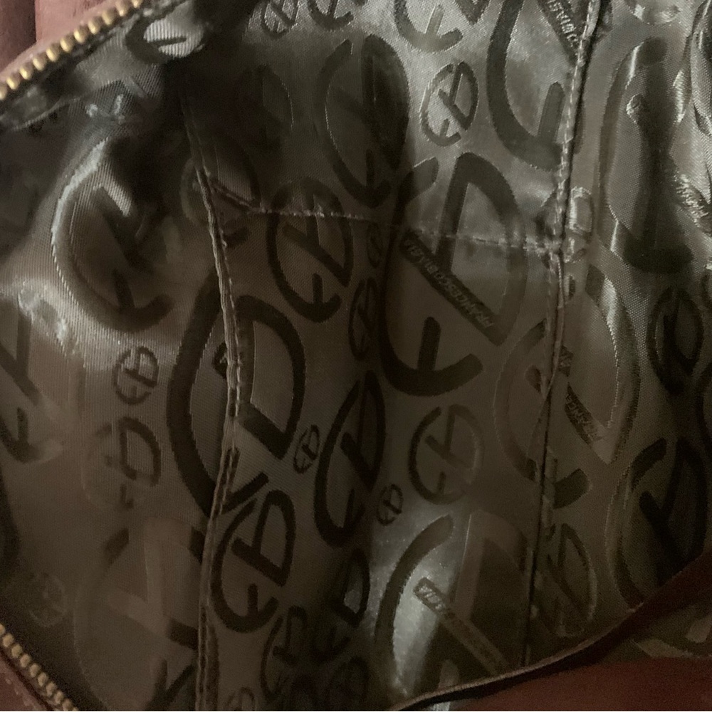 Francesco Biasia top handle purse/bag with lock & key Designer Leather - Picture 3 of 5